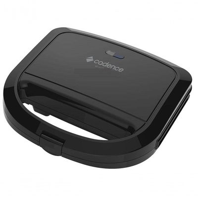 Sanduicheira Eletrica Cadence Preta 750w - Antiaderente 110V