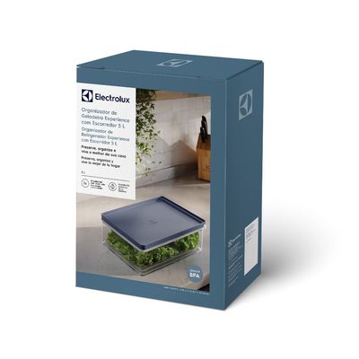 Organizador de Geladeira Electrolux Experience com Escorredor 5L Não se aplica
