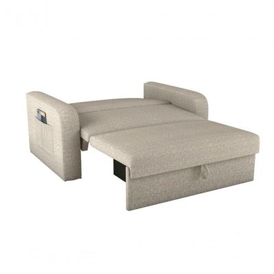 Sofá Cama Daiane 2 Lugares Com Baú Boucle Millenium Matrix