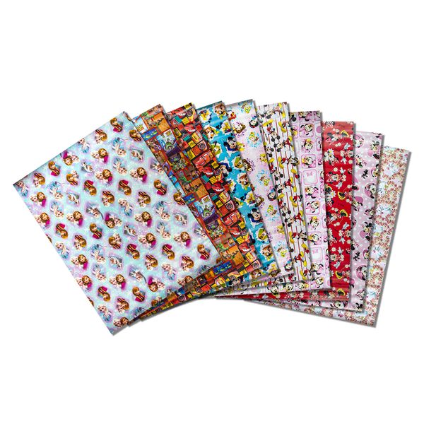 Papel de Presente Cromus Personagens Disney 70x100cm - Item Sortido