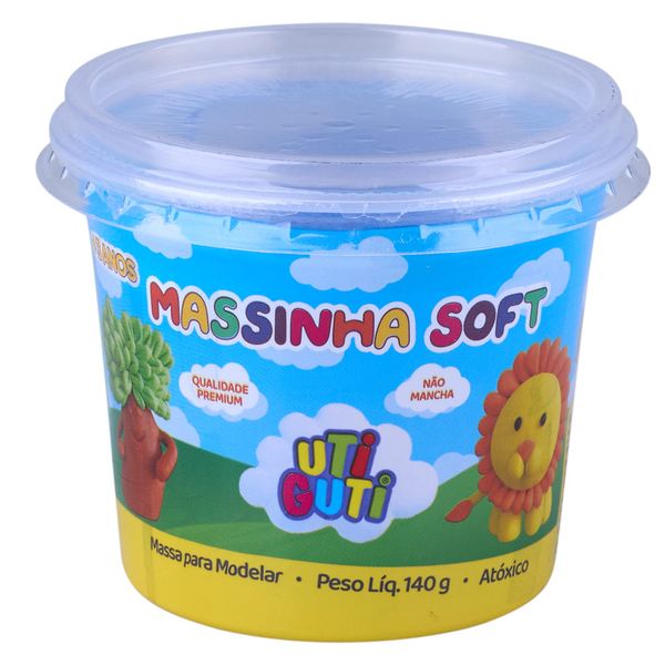 Massa de Modelar Canson Soft Utiguti Base de Amido Azul Escuro 140g