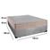 Cama Box Casal Suede + Colchão Sereneprime Molas Ensacadas 138x188x65 Cor:cinza