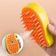 Escova Autolimpante 3 Em 1 Para Pets A Vapor Com Spray- Amarelo