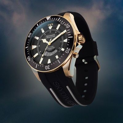 Relógio Technos Masculino Skydiver Dourado - Wt2050ah/2p Wt2050ah/2p
