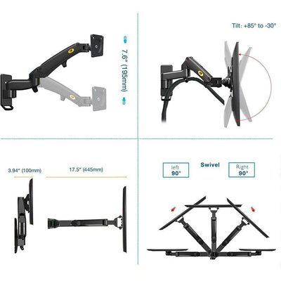 Suporte Articulado Monitor 17 A 34 Ajuste Altura F150 Nb