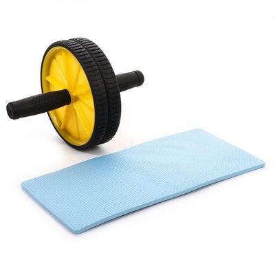 Roda de Abdominal Rodinha Slider Whell Amarela 5555021