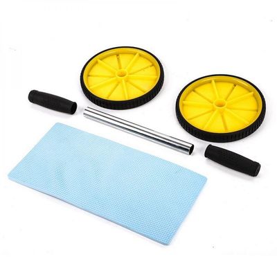 Roda de Abdominal Rodinha Slider Whell Amarela 5555021