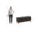 Rack Kappesberg 3 Portas Preto Fosco 136cm