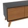 Rack Kappesberg 3 Portas Preto Fosco/canela 136cm