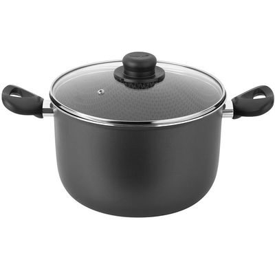 Caldeirão Multiflon Gourmet Alumínio Antiaderente 7 Camadas 26 cm Grafite