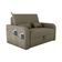 Sofá Cama 2 Lugares Com Bau 1,40 Mts Day Matrix Capuccino