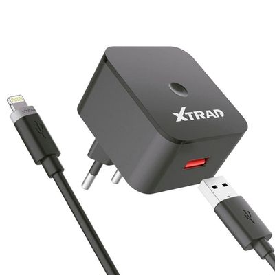 Cabo Com Fonte Carregador Turbo Xtrad Para Iphone