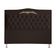 Cabeceira De Cama Box Barcelona Queen 160 Cm Capitonê Retro Botão Encapados Suede Marrom Do Lar Móveis