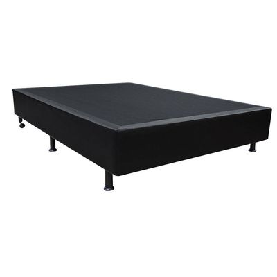 Base Box Para Cama Viúva 128x188cm Liz S05 Sintético Preto - Mpozenato