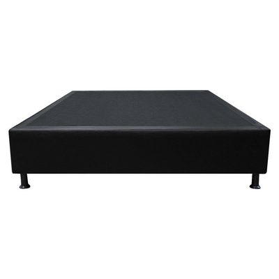 Base Box Para Cama Viúva 128x188cm Liz S05 Sintético Preto - Mpozenato