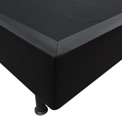 Base Box Para Cama Viúva 128x188cm Liz S05 Sintético Preto - Mpozenato