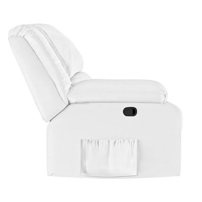 Poltrona Do Papai Reclinável Pietra Wall Fh9 Pu Branco - Mpozenato