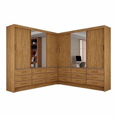 Closet Sevilha 6 Portas Casal Duplo Plus 18 Gavetas Carioca