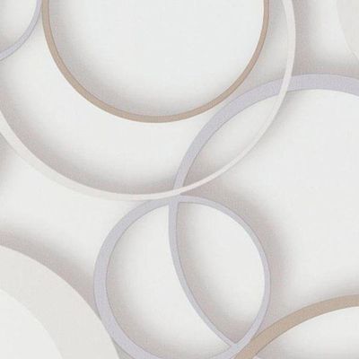 Papel De Parede Ddd Em 3d Max 28301 Círculos - Rolo 10m X 0,53m