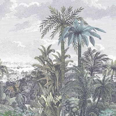Painel De Parede Capri Folhagem Colorido 190613301