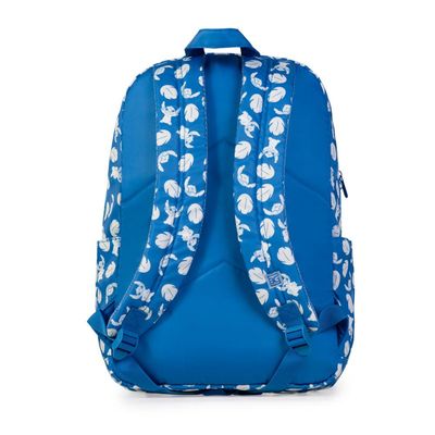 Mochila Escolar Feminina Juvenil Stitch Hapinnes Azul U / Azul escuro