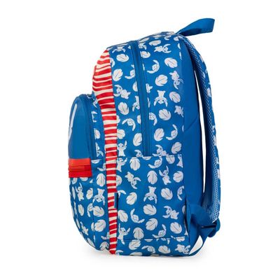 Mochila Escolar Feminina Juvenil Stitch Hapinnes Azul U / Azul escuro