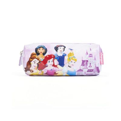 Estojo Escolar Feminino Princesas Lilás U / Lilas