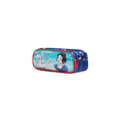 Estojo Escolar Feminino Branca de Neve Azul Escuro U / Azul escuro