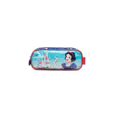 Estojo Escolar Feminino Branca de Neve Azul Escuro U / Azul escuro