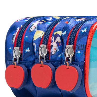 Estojo Escolar Feminino Branca de Neve Azul Escuro U / Azul escuro