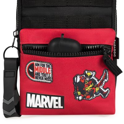 Bolsa Transversal Deadpool e Wolverine Vermelha U / Vermelho