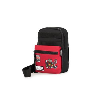 Bolsa Transversal Deadpool e Wolverine Vermelha U / Vermelho