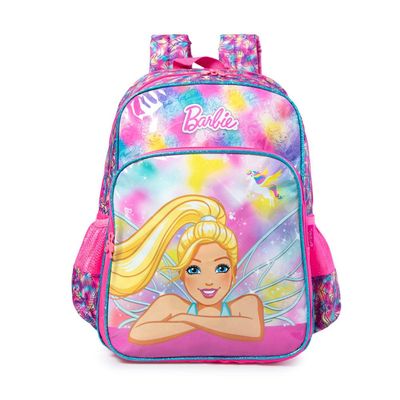 Mochila Escolar Feminina Barbie Premium Rosa U / Rosa