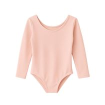 Collant Manga Longa Infantil com Forro Rosa Bailarina Poliamida Tamanho 10 Colombina