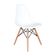 Kit 4 Cadeiras Charles Eames Eiffel Branca Base Madeira Sala Cozinha Jantar. - Qualidade Superior