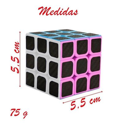 Cubo Mágico 3x3x3 Com Sistema De Giro Rápido