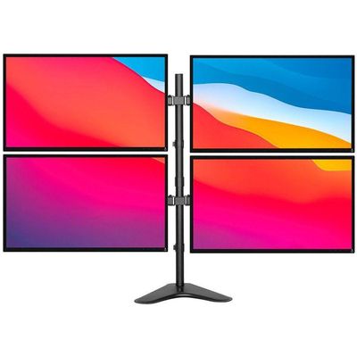 Suporte Articulado 4 Monitores Com Base V48n Central Suportes
