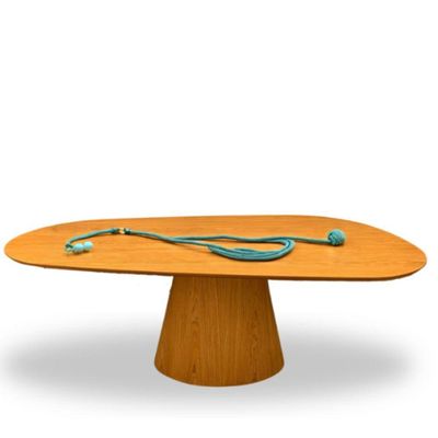 Mesa Oval Organica Em Freijo 180x100cm