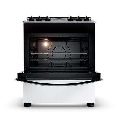 Fogão Brastemp 5 Bocas Com Botões Removíveis E Exclusivo Aro Protetor - BFS5NDB Branco / Bivolt