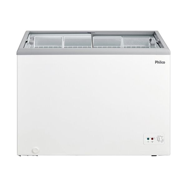 Freezer Horizontal 295 Litros Philco 2 em 1 9 Níveis de Temperatura PFH310EB Branco / 110V