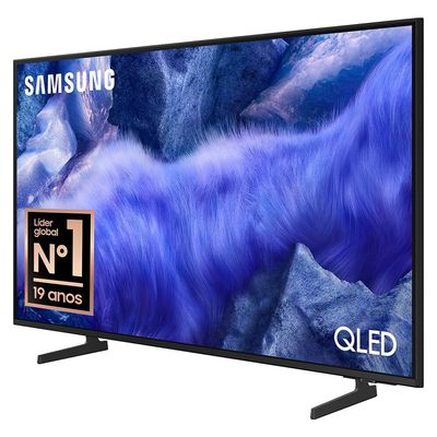 Smart TV 50 Polegadas Vision AI TV QLED 4K Samsung QN50QEF1AG Preto / Bivolt