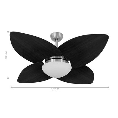 Ventilador De Teto Kovalski Cobre 4 Pés Palmae Natural 220V 220V