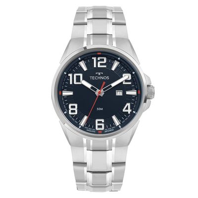Relógio Technos Masculino Skymaster Prata - 2115tww-1a 2115tww-1a