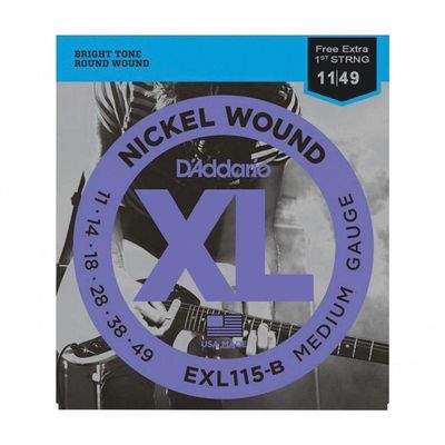 Encordoamento Guitarra Exl115