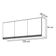 Armário Aéreo De Cozinha 120cm 3 Portas Virgínia Castanho/cinza - Lumil