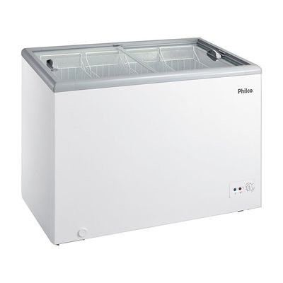 Freezer Horizontal 295 Litros Philco 2 em 1 9 Níveis de Temperatura PFH310EB Branco / 220V