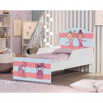 Mini Cama Bailarinas Meninas Com Colchão