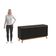 Aparador Kappesberg 4 Portas Preto Fosco 156cm