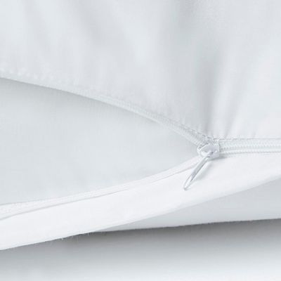 Capa De Travesseiro Para Corpo Xuxão Suavitec Micropercal 200 Fios - Moderno na cor Branco
