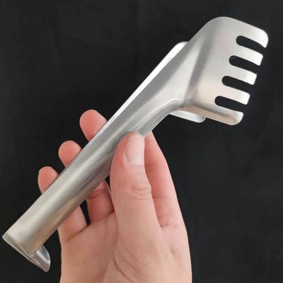 Kit 5 Pegadores Inox para Massa Carne Salada Servir Restaurante Buffet Taumer